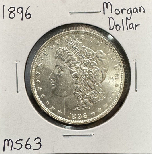 1896 Morgan Dollar - Mint State ( 301154 )