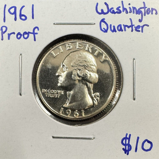 1961 Washington Quarter - Proof