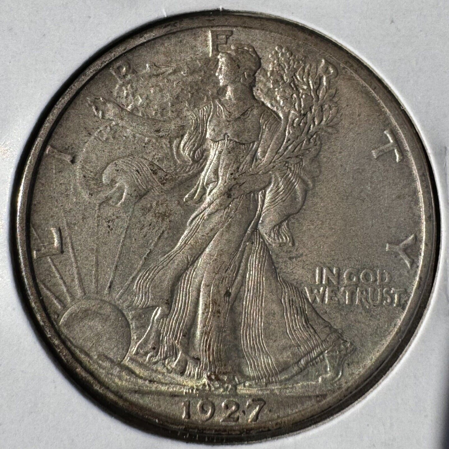 1927 S Walking Liberty Half Dollar - Almost Uncirculated 