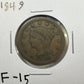 1849 Large Cent - Fine ( 300905 )