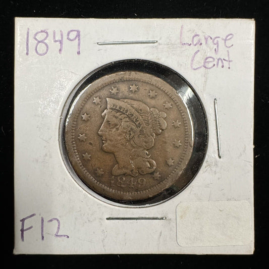 1849 Large Cent - Fine