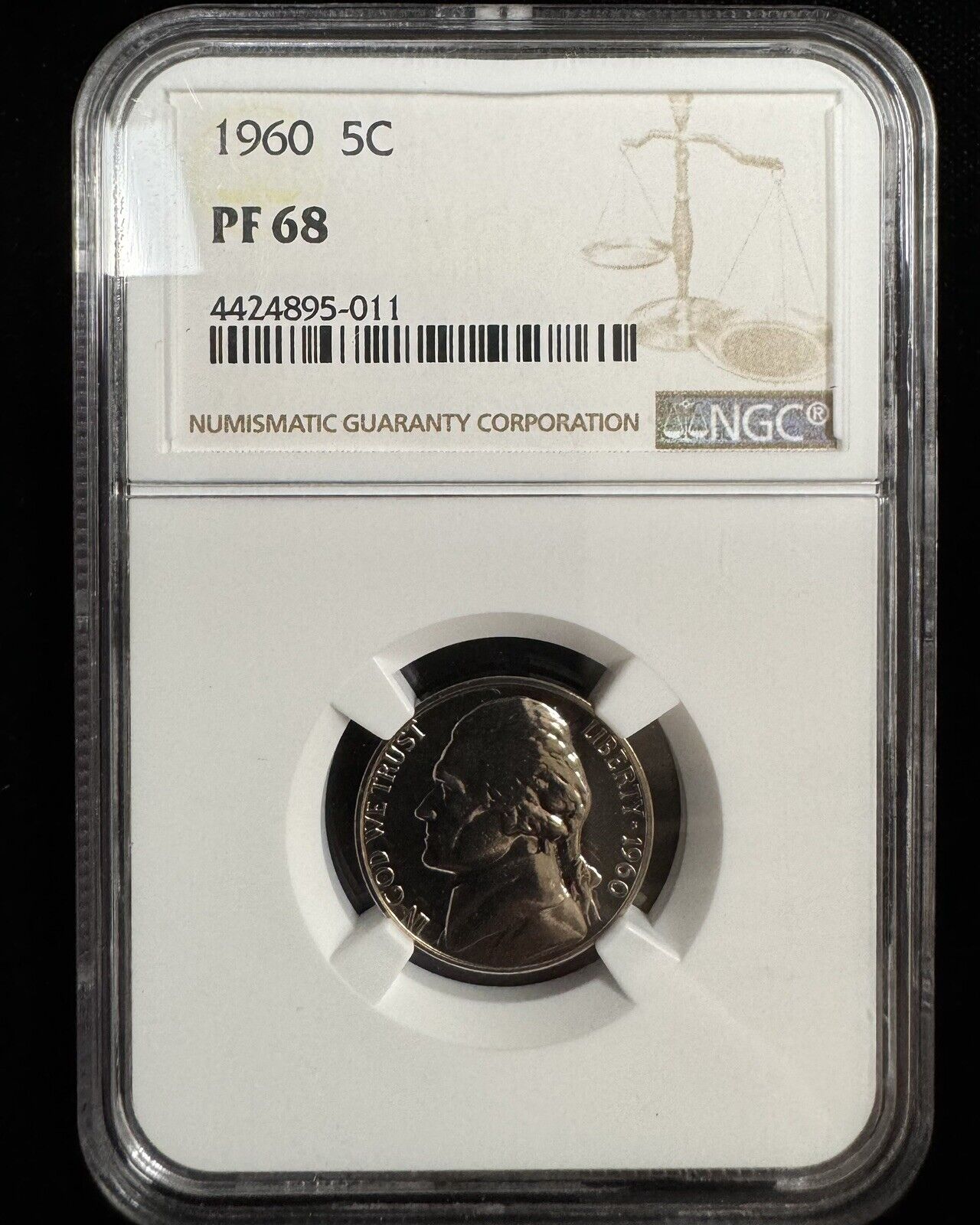 1960 Jefferson Nickel NGC - PF68