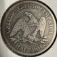 1859 O Seated Liberty Half Dollar - Good