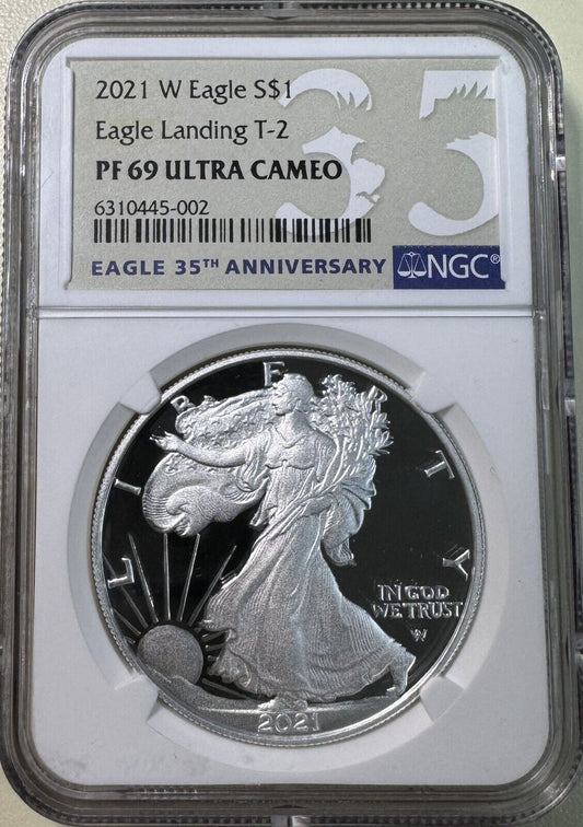 2021 W American Eagle Type 2 NGC - PF69 ( 300977 )