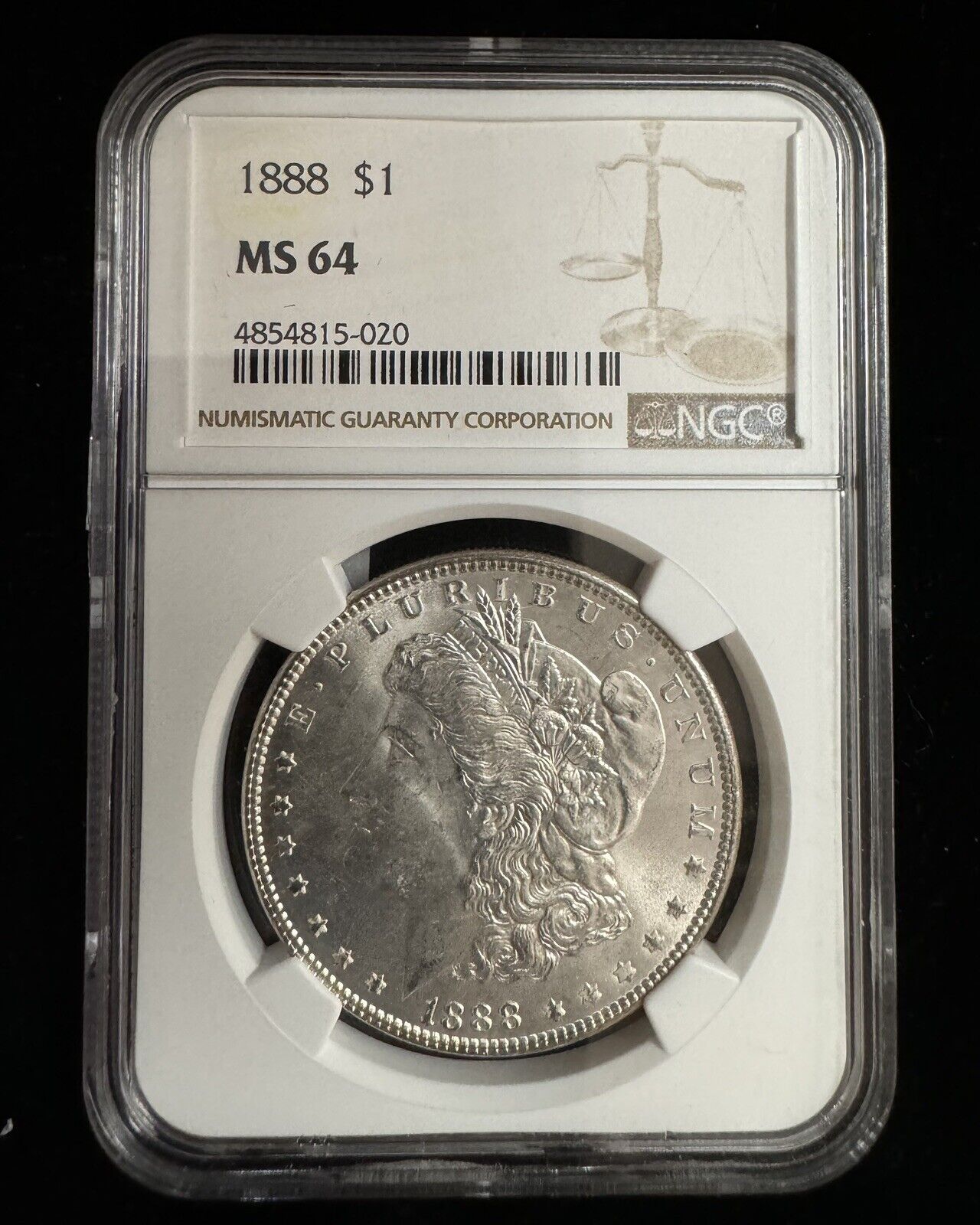 1888 Morgan Dollar NGC - MS64