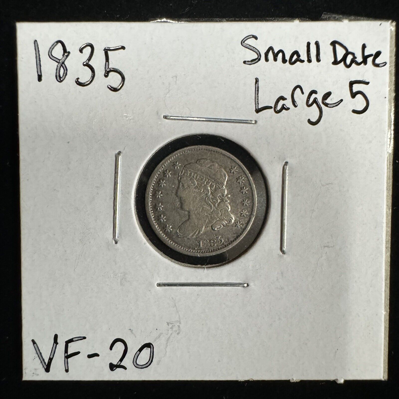 1835 Half Dime - Very Fine