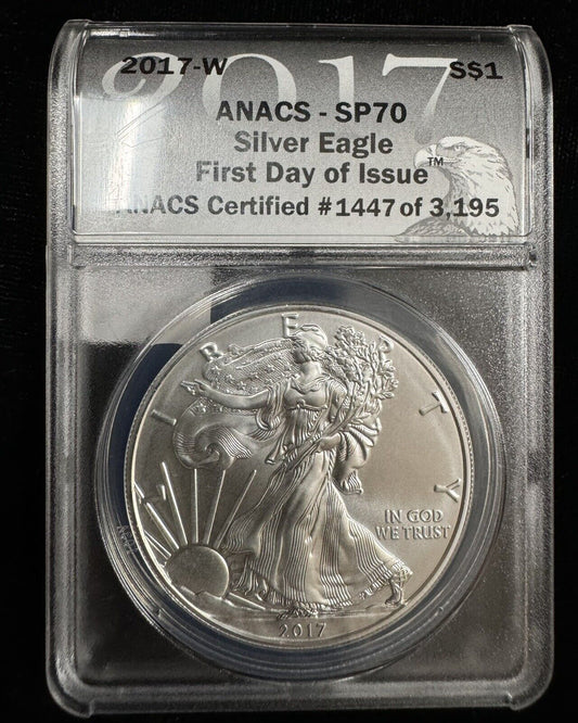 2017 W Silver Eagle ANACS - SP70