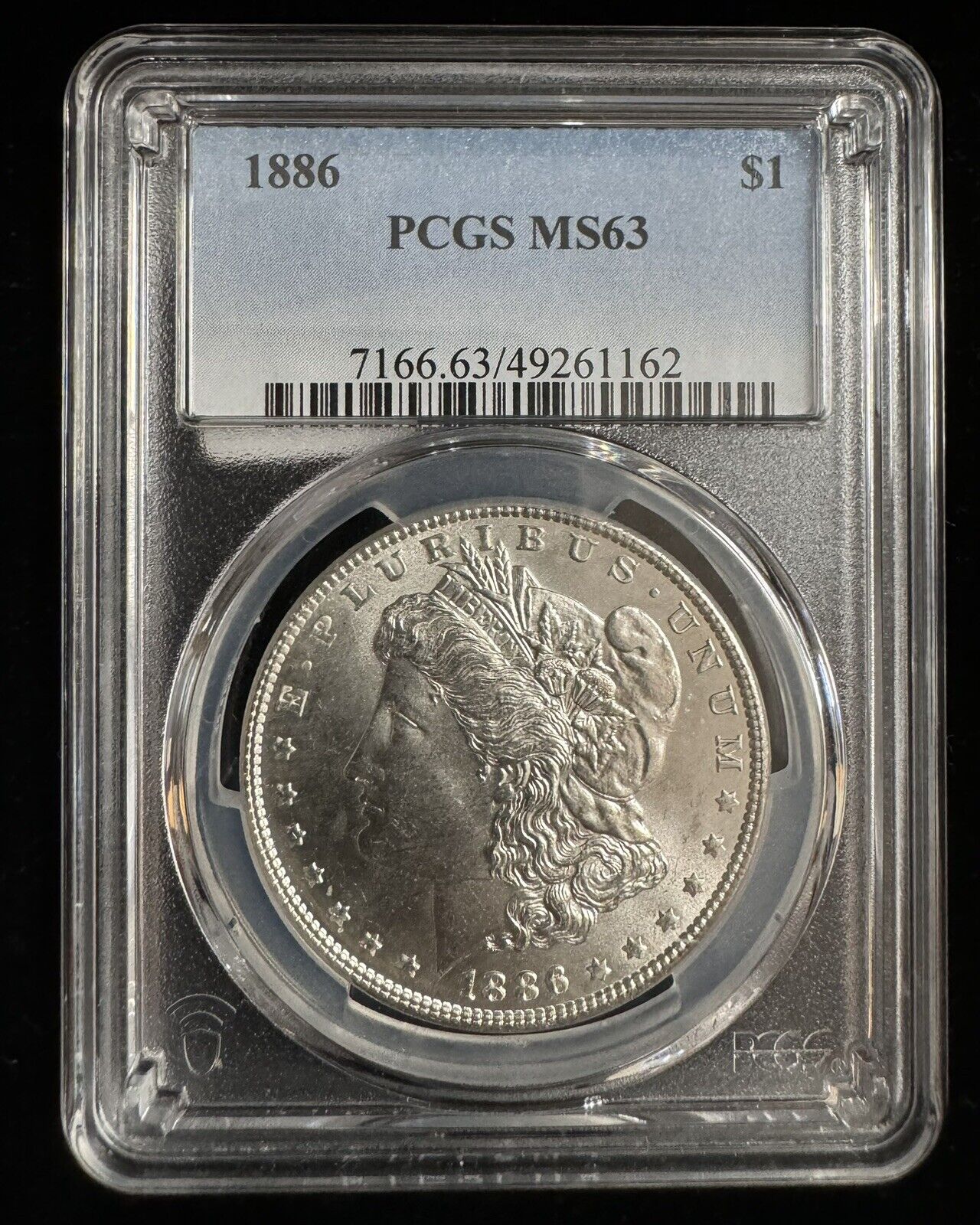 1886 Morgan Dollar PCGS - MS63