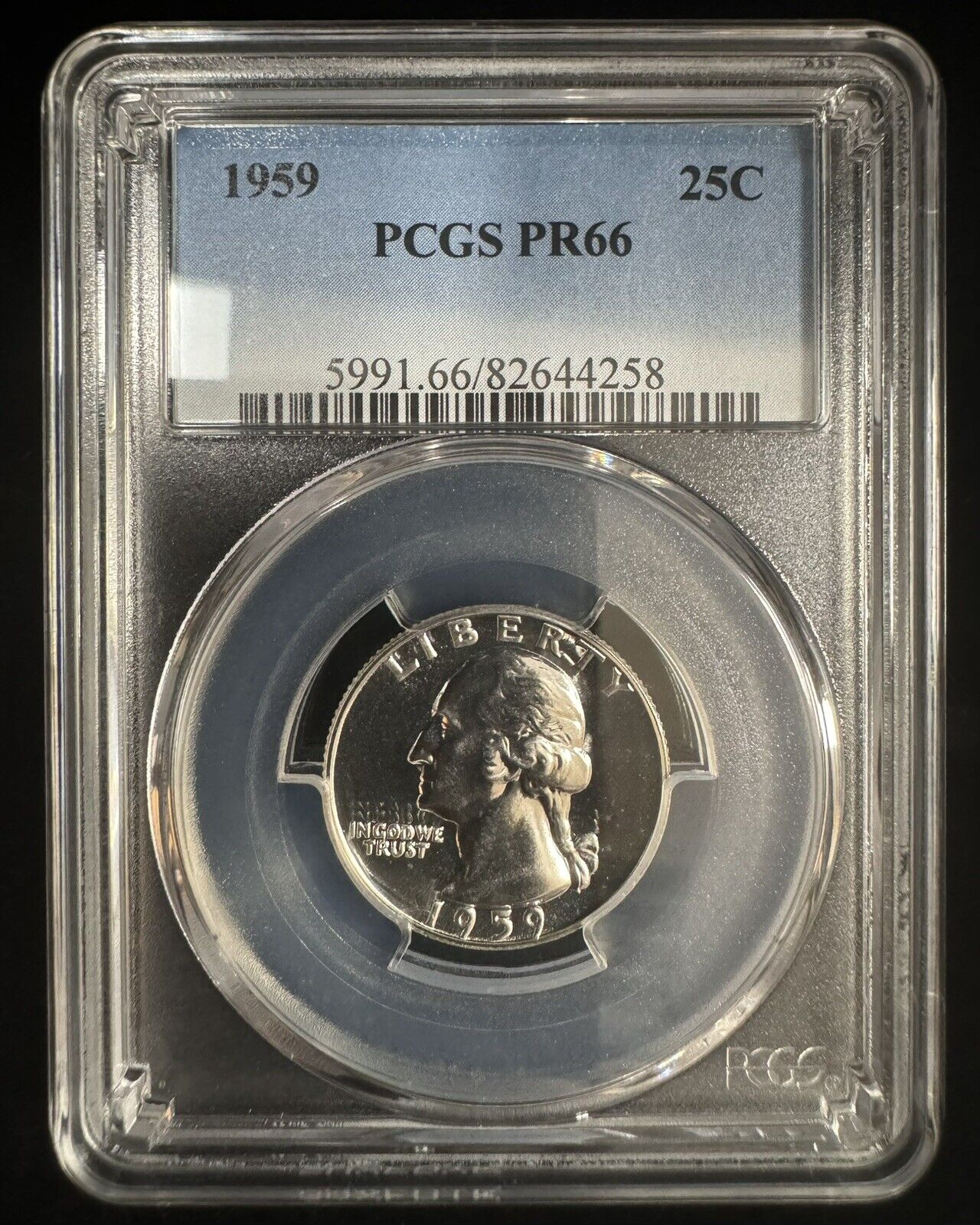 1959 Washington Quarter PCGS - PR66