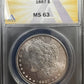 1887 Morgan Dollar ANACS - MS63