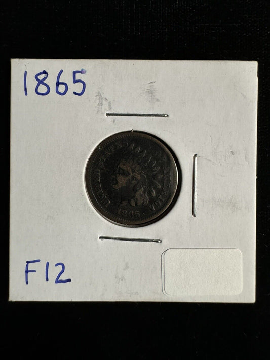 1865 Indian Head Cent - Fine 