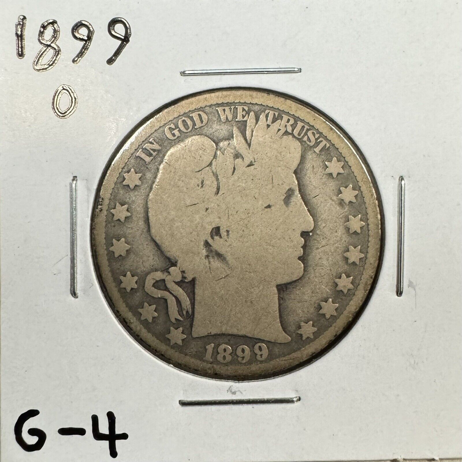 1899 O Barber Half Dollar - Good