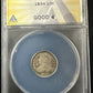 1834 Bust Dime ANACS G - 4 (300990)