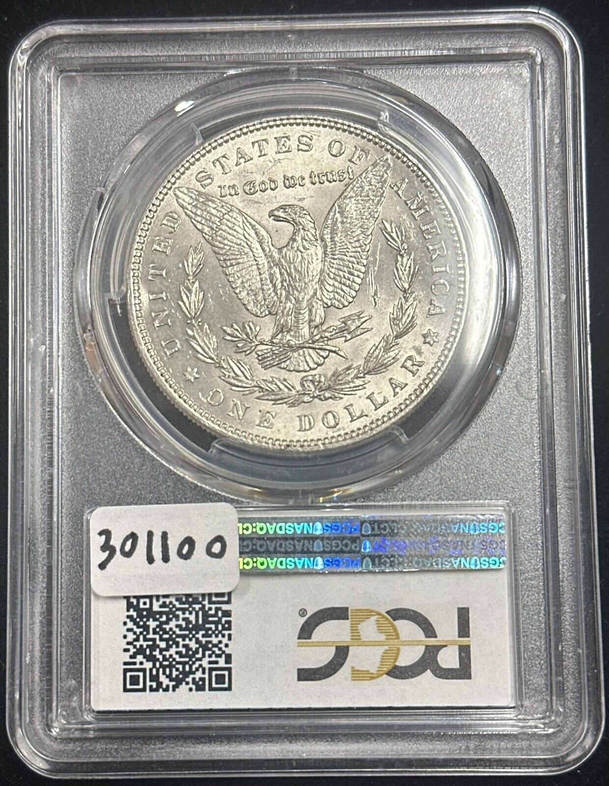 1886 Morgan Silver Dollar PCGS MS60 (301100)