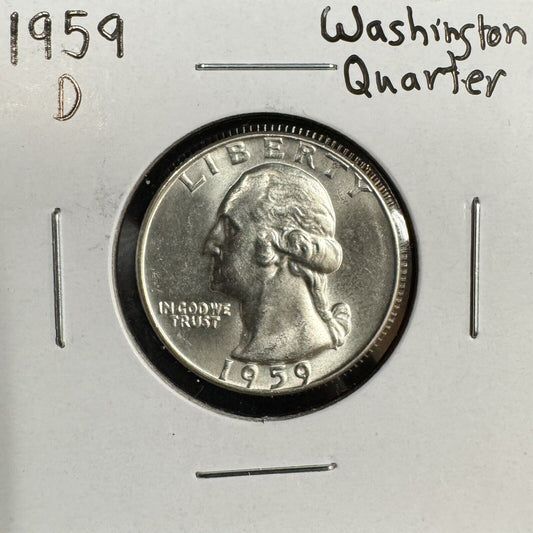 1959 D Washington Quarter - Mint State