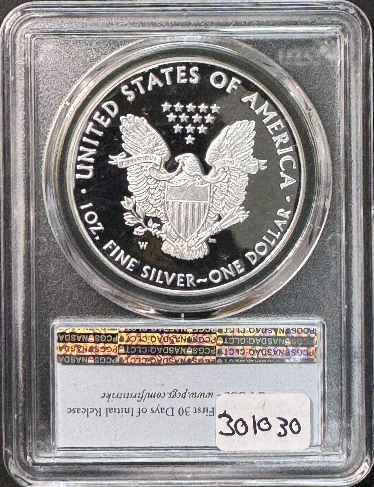 2016 W American Eagle Lettered Edge- PCGS PR70 DCAM ( 301130 )