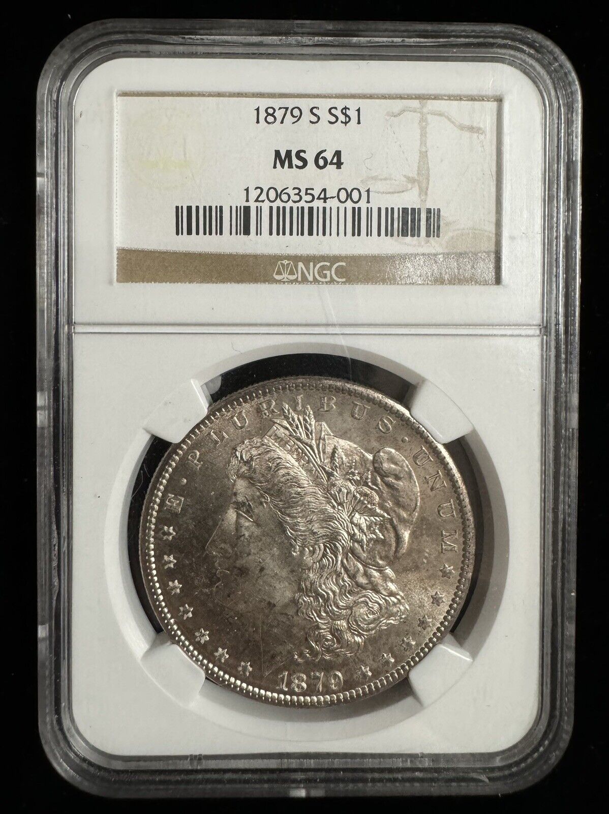 1879 S Morgan Dollar NGC - MS64