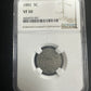 1882 Shield Nickel NGC VF30