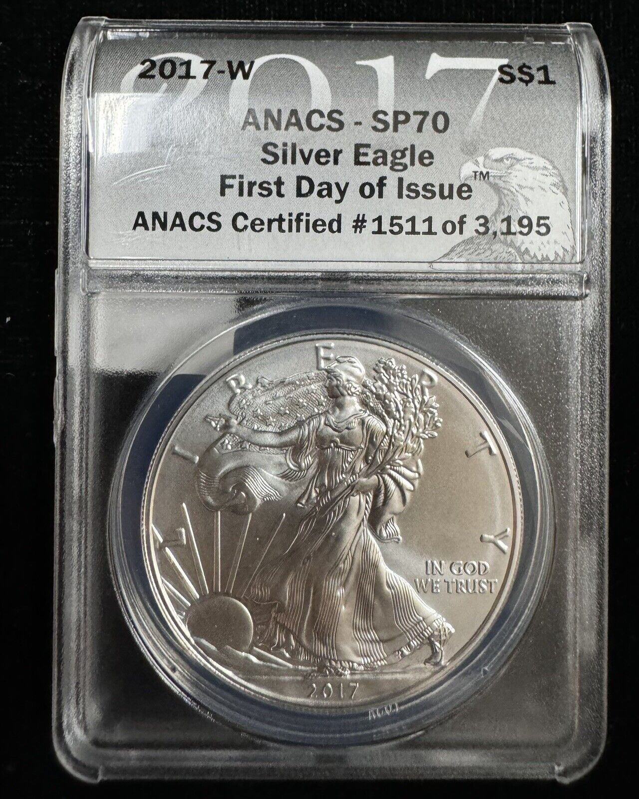 2017 W Silver Eagle ANACS - SP70