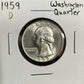 1959 D Washington Quarter - Mint State