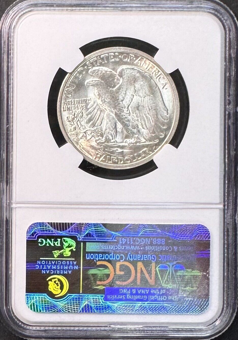 1945 Walking Liberty Half Dollar - NGC MS64 ( 301109 )