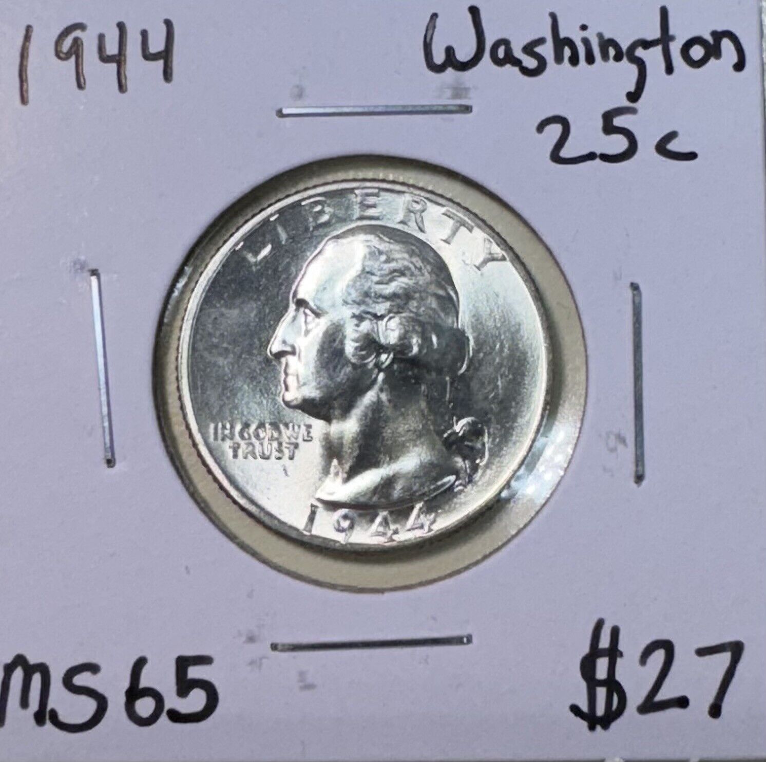 1944 Washington Quarter - Mint State ( 301027 )