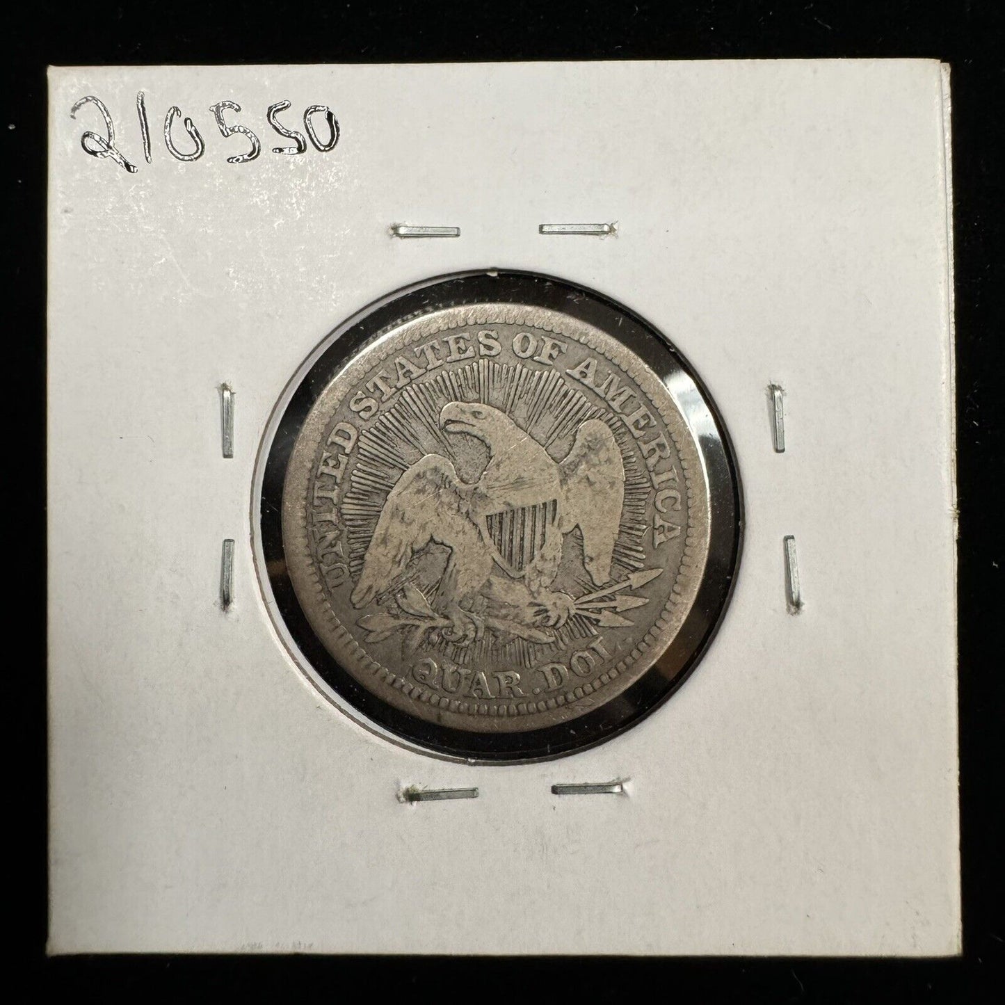 1853 Seated Quarter Arrows And Rays