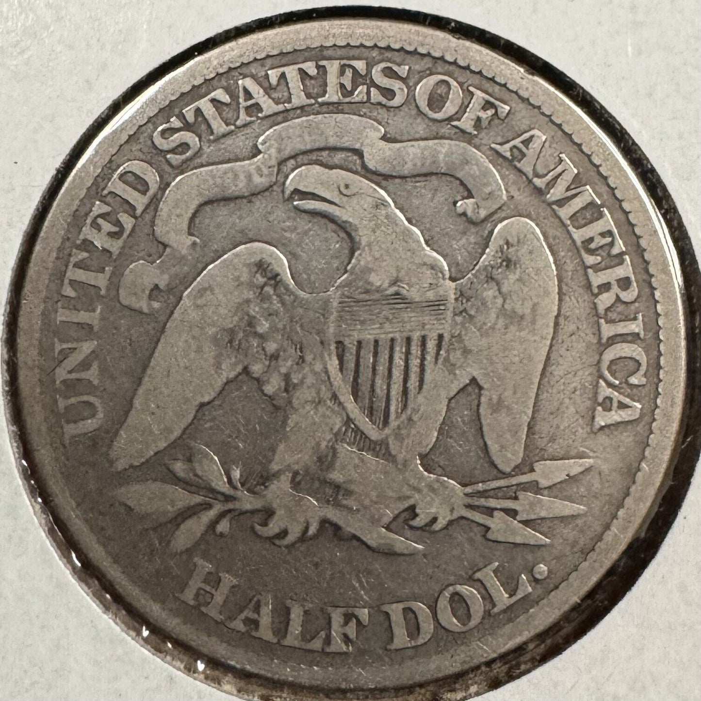 1873 Seated Liberty Half Dollar Closed ‘ 3 ‘ - Good