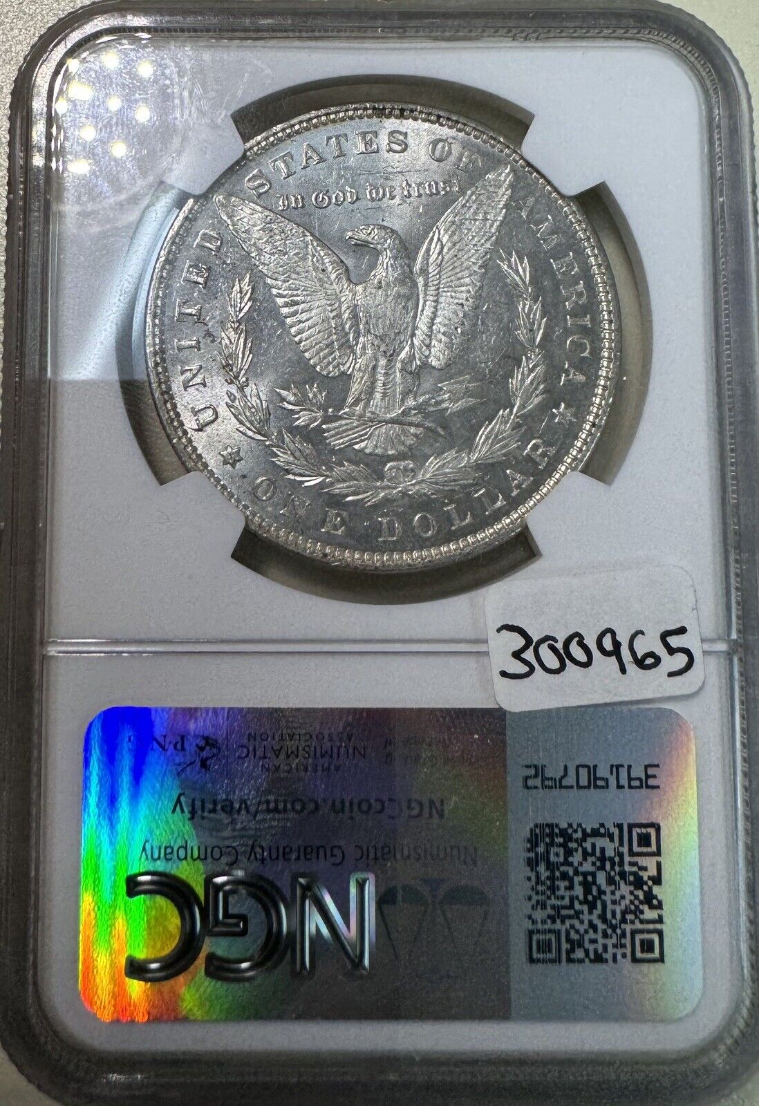 1890 Morgan Dollar NGC - MS62 ( 300965 )