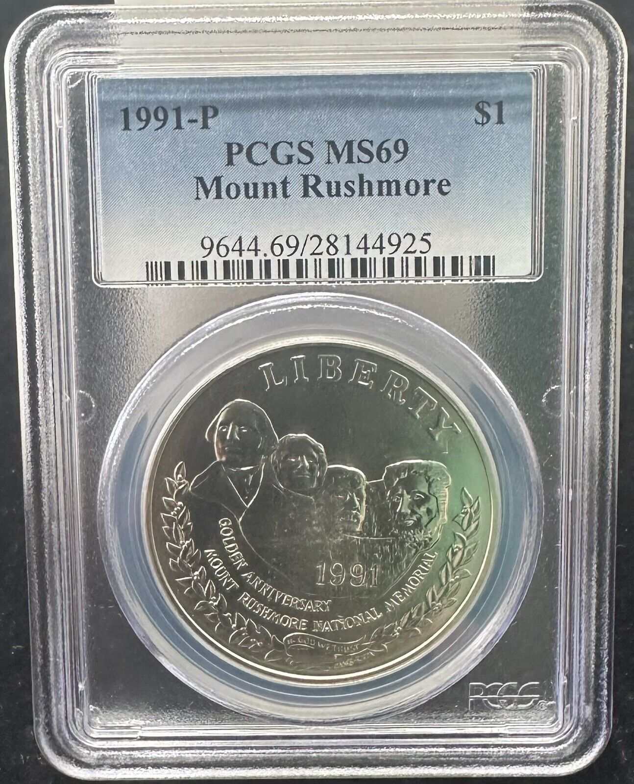 1991 P Mount Rushmore Commemorative PCGS MS69