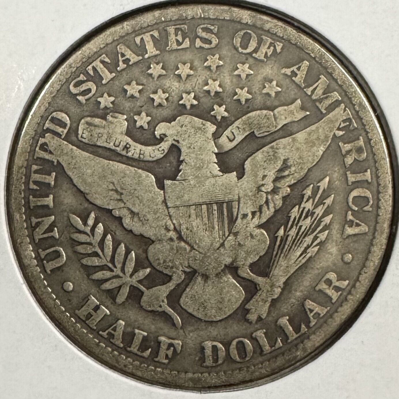 1909 Barber Half Dollar - Very Good