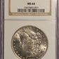 1884-O Morgan Silver Dollar NGC MS64 (117224)