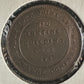 1837 Merchants Exchange New York Hard Times Token L-98 Almost Uncirculated