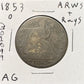 1853 O Seated Half Dollar Arrows + Rays  - About Good ( 301099 )