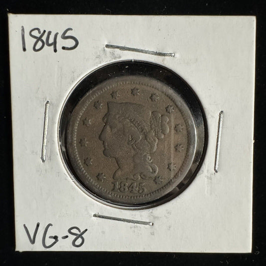 1854 Large Cent - Very Good