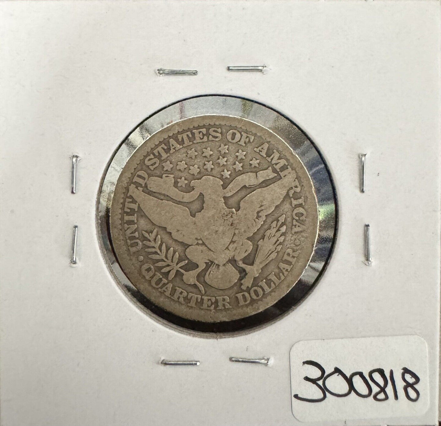 1910 D Barber Quarter - Good ( 300818 )