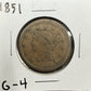 1851 Large Cent - Good ( 300863 )