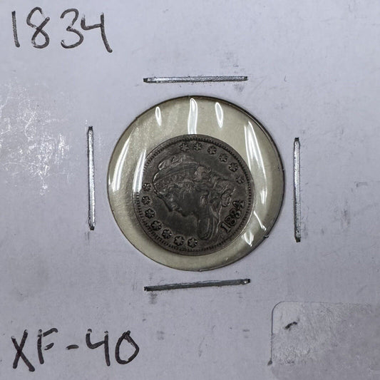 1834 Bust Half Dime - Extra Fine ( 12024 )