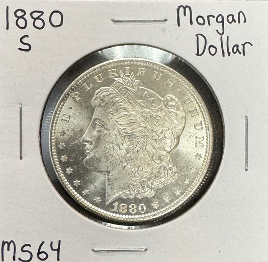 1880 S Morgan Dollar - Mint State ( 301149 )