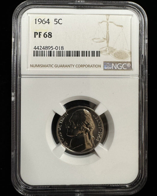 1964 Jefferson Nickel NGC - PF68