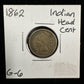 1862 Indian Head Cent - Good