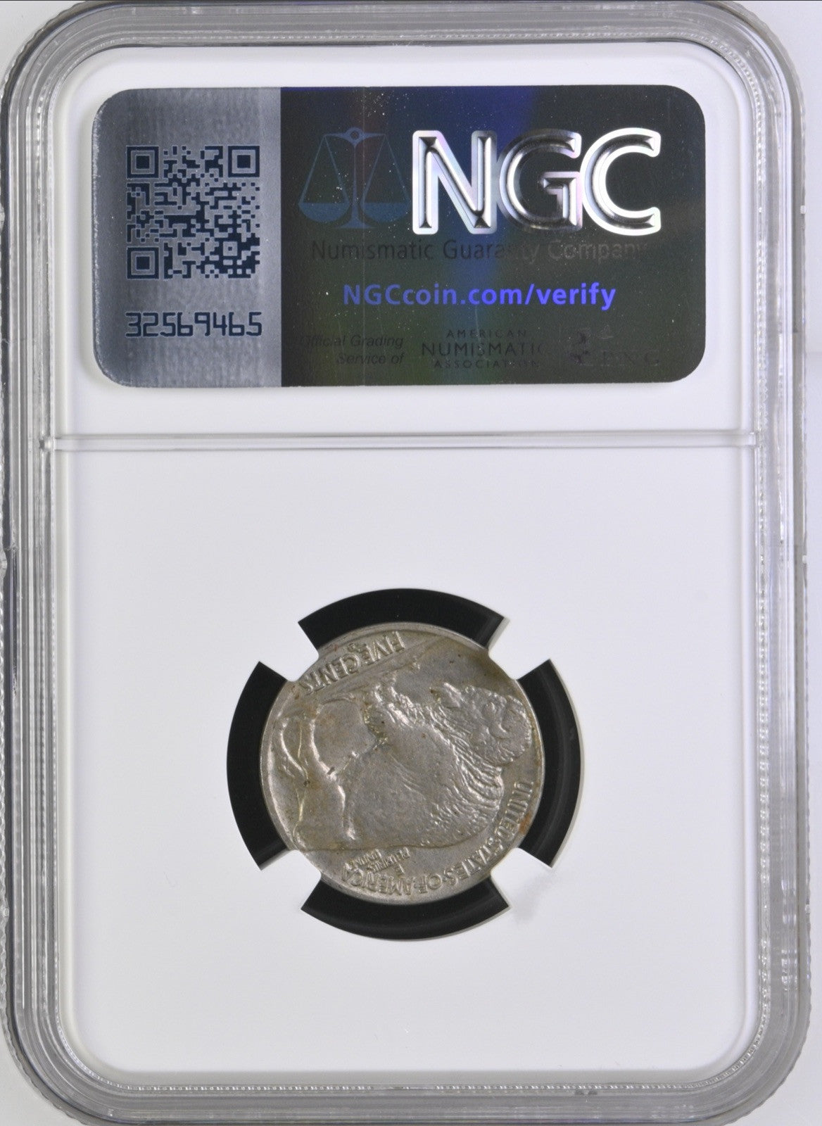 1916 D Buffalo Nickel - NGC AU58 ( 301193 )