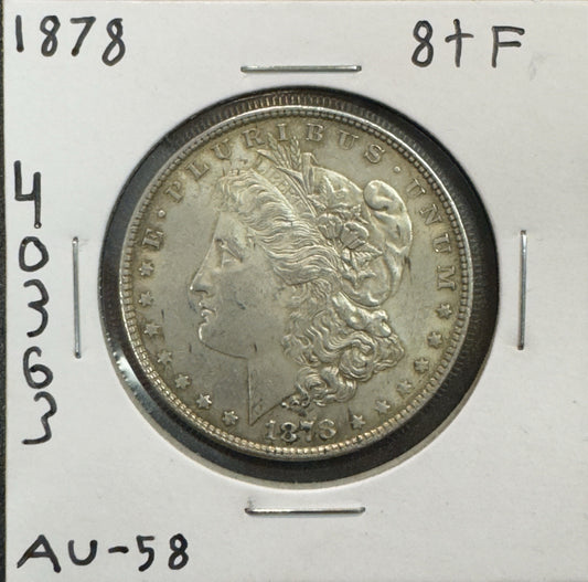 1878 Morgan Dollar - Almost Uncirculated ( 40363 )