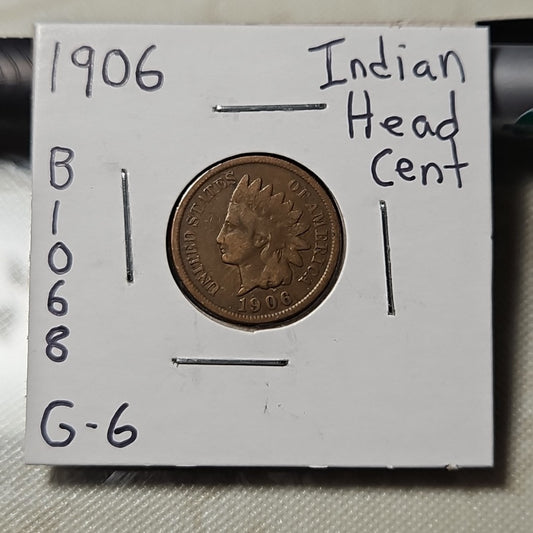 1906 Indian Head Cent Good Plus B1068