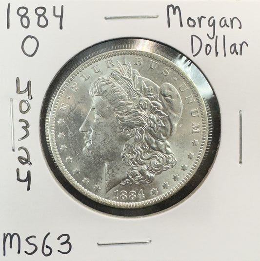 1884 O Morgan Dollar - Mint State ( 40324 )