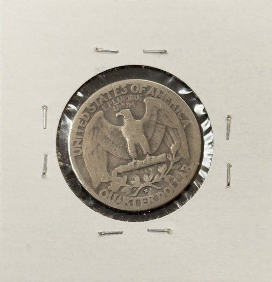 1932 D Washington Quarter - Good ( 40465 ) 