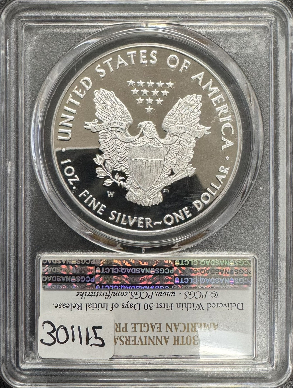 2016 W American Eagle - PCGS PR70 DCAM ( 301115 )