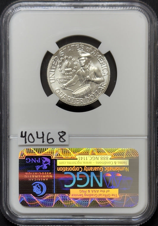 1976 S Silver Bicentennial Quarter - NGC MS67 ( 40468 )