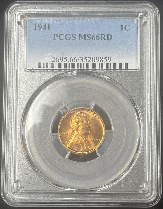 1941 Wheat Cent PCGS MS66RD - 40277