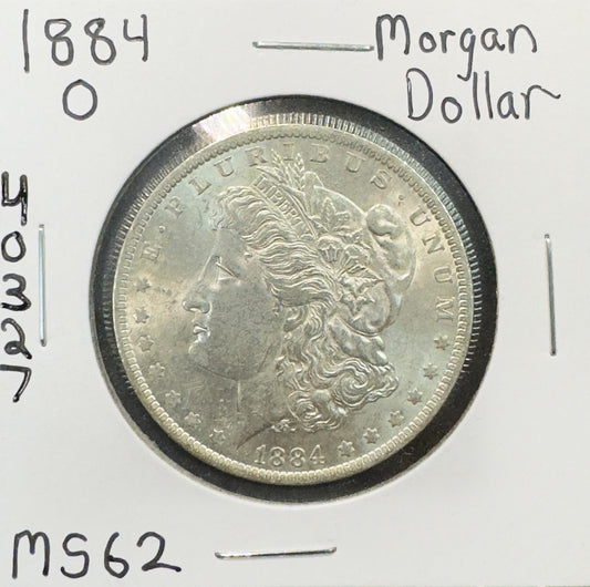 1884 O Morgan Dollar - Mint State ( 40327 )